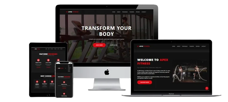 gymflex - Modern Gym & Fitness Website Template