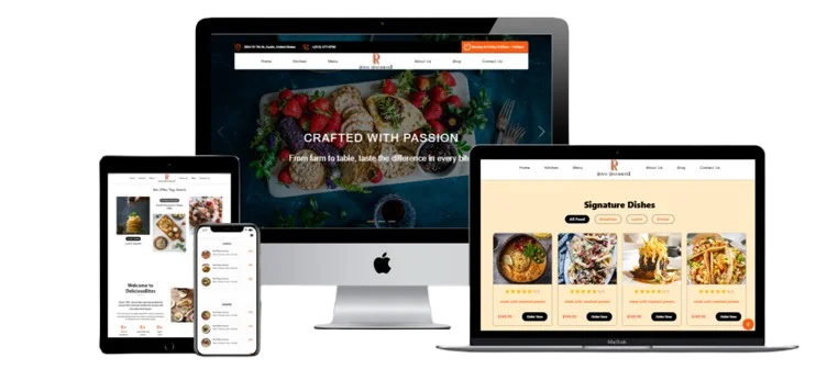 Modern Restaurant Website – Fully Responsive for All Devices